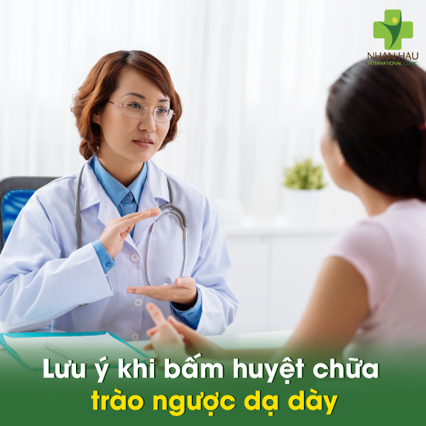 5 huyệt bấm chữa trào ngược dạ dày hiệu quả 3 Lưu ý khi bấm huyệt chữa trào ngược dạ dày