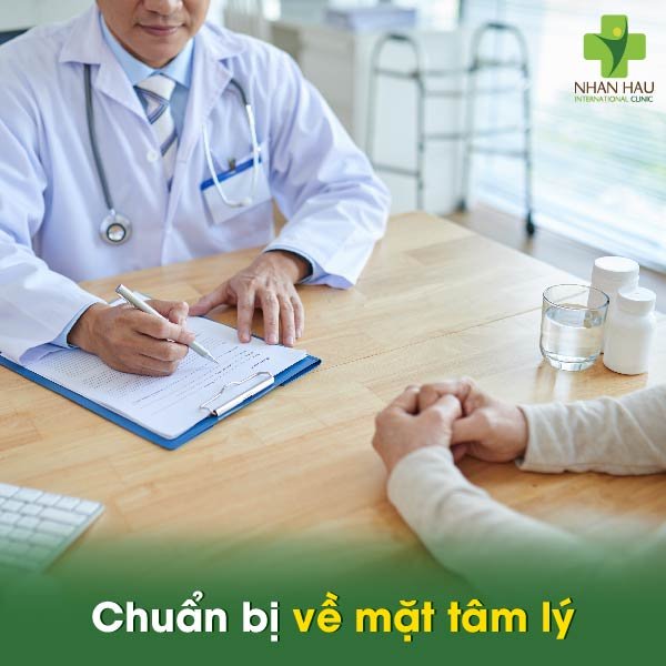 Chuẩn bị trước khi nội soi dạ dày những gì? 1 Chuẩn bị về mặt tâm lý