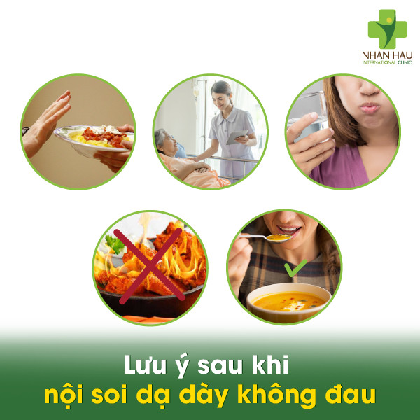 Nội soi dạ dày có đau không? Giải pháp hoàn hảo cho người sợ đau. 6 Lưu ý sau khi nội soi dạ dày không đau