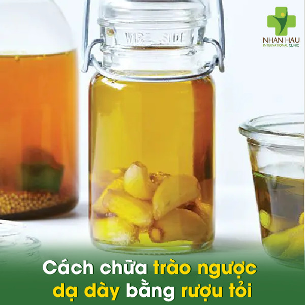 Cách chữa trào ngược dạ dày bằng rượu tỏi