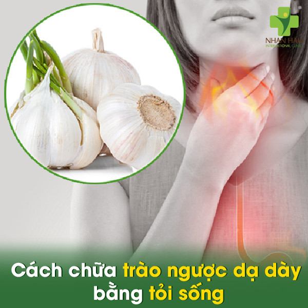 Cách chữa trào ngược dạ dày bằng tỏi sống