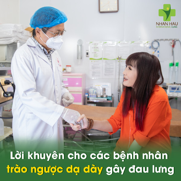 Nguyên nhân trào ngược dạ dày gây đau lưng và cách điều trị 4 Lời khuyên cho các bệnh nhân trào ngược dạ dày gây đau lưng