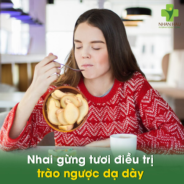 5 Cách chữa trào ngược dạ dày bằng gừng đơn giản nhất 4 Nhai gừng tươi điều trị trào ngược dạ dày