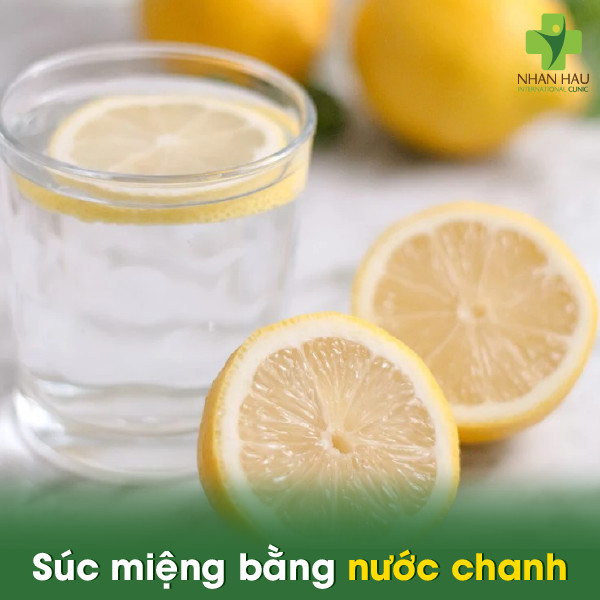 Cách làm sạch họng khi bị trào ngược dạ dày nhanh chóng 6 Súc miệng bằng nước chanh