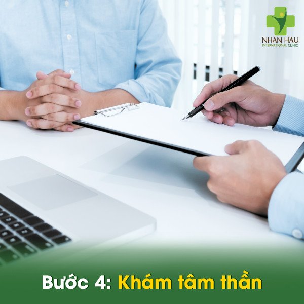 Khám sức khỏe lái xe A1: Quy trình, thủ tục và chi phí 4 Khám tâm thần