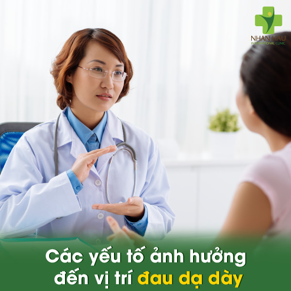 Vị trí đau dạ dày: Đau ở đâu? 4 Các yếu tố ảnh hưởng đến vị trí đau dạ dày