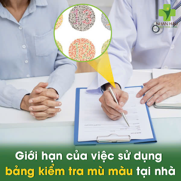 Kiểm Tra Nhanh với Bảng Kiểm Tra Mù Màu: Bạn Có Bị Rối Loạn Sắc Giác (Mù Màu) Không? 6 Giới hạn của việc sử dụng bảng kiểm tra mù màu tại nhà
