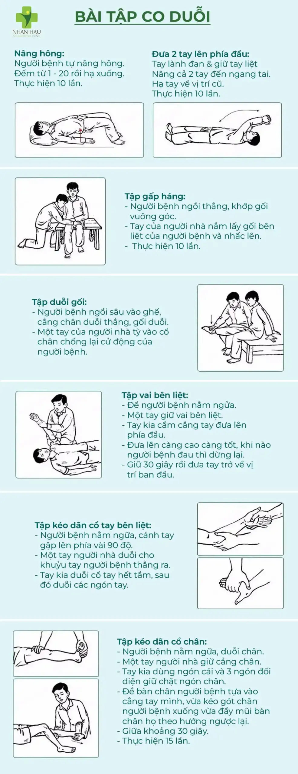 Chi tiết kế hoạch chăm sóc người bệnh tai biến mạch máu não 3 bài tập co duỗi cho người bị tai biến mạch máu não