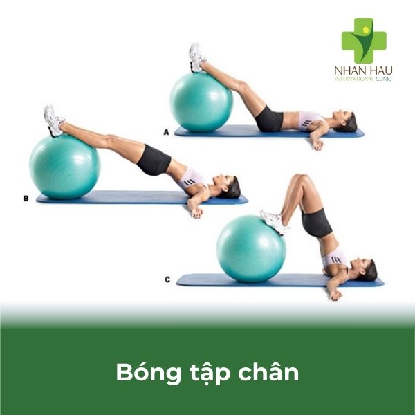 Những dụng cụ tập luyện không thể thiếu cho người sau tai biến 4 bóng tập chân - dụng cụ tập luyện cho người sau tai biến