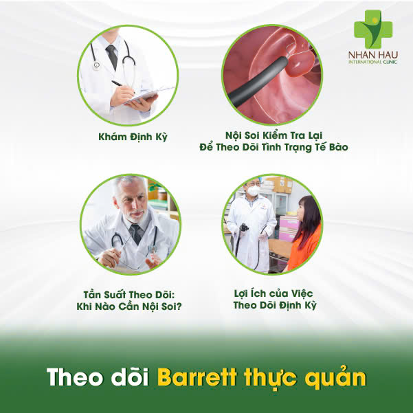 Barrett thực quản: Nguyên nhân, Triệu chứng và Cách Kiểm soát 7 Theo dõi Barrett thực quản