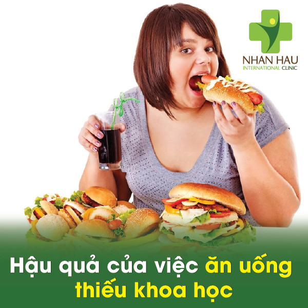 Hậu quả của việc ăn uống thiếu khoa học