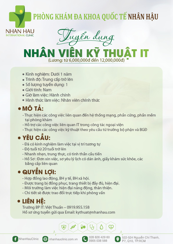 nhân viên kỹ thuật IT