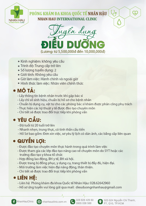 Tuyển dụng Điều Dưỡng