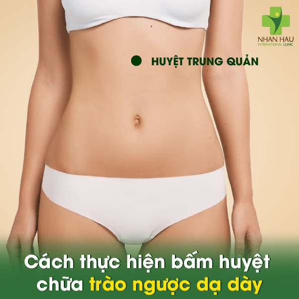 bấm huyệt chữa trào ngược dạ dày