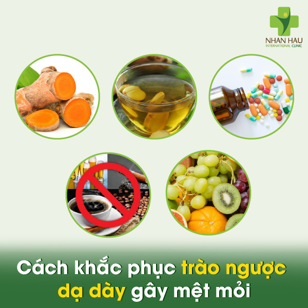 Cách khắc phục trào ngược dạ dày gây mệt mỏi