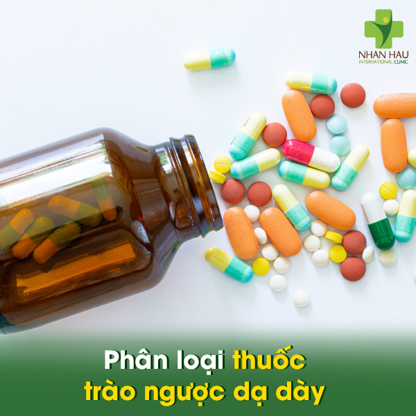 Phân loại thuốc trào ngược dạ dày