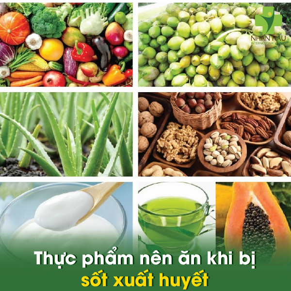 Thực phẩm nên ăn khi bị sốt xuất huyết