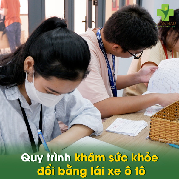 Quy trình khám sức khỏe đổi bằng lái xe ô tô