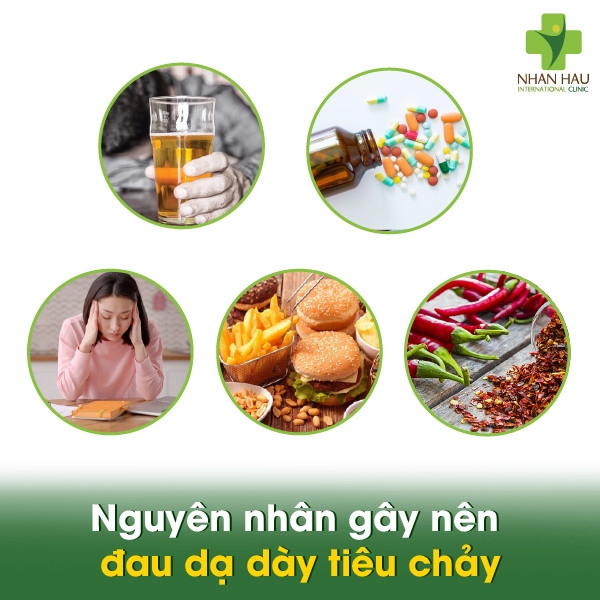 Nguyên nhân gây nên đau dạ dày tiêu chảy